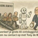 Zo overleef je AI-ontslag bij ABN Amro door ex-ABN Amroer Tony de Bree